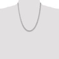 thumbnail image 2 of 925 Sterling Silver 6mm Fringale Chaîne Collier Pendentif Breloque Biseauté, 2 of 9