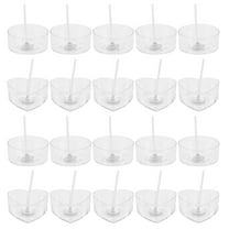 LEORX 1 Set Candles Making Supplies Creative Shaped DIY Candle Making Kit Plastic White