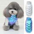 thumbnail image 1 of Dengjunhu Pet Vest Wave Texture Keep Warmth Shiny Pet Dog Sleeveless Coat Clothes for Autumn, 1 of 7