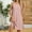 Pink, variant on SMihono Women's Sleeveless Swimsuit Coverup 2025 Loose Beach Vacation Swimwear Cover Ups Summer Mini Dress Sundresses Green L