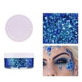 thumbnail image 1 of Fiudx Ofertas flash del día solo en línea Sombra de ojos y camaleones de lentejuelas de colores, gel en crema para rostro, cuerpo, cara, discoteca, maquillaje de escenario, 50 g, 1 of 1
