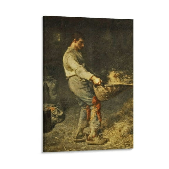 Posters for Room Aesthetic Jean-François Millet Art Stuff Canvas Art Poster and Wall Art Picture Print Modern Family bedroom Decor Posters 12x18inch(30x45cm)