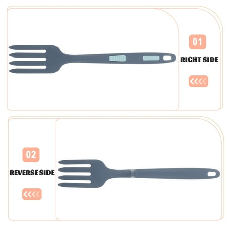 

pasta fork 2pcs Flexible Silicone Spaghetti Server & Whisking Fork for Cooking (11.61X1.97X0.94Inch)