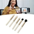thumbnail image 1 of Juego de brochas de maquillaje ANGGREK Sintéticas Portátiles, 1 of 7