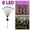 8LED-Color, variant on 6/8/10 LED Solar Powered Garden Lights Firefly Lights Outdoor Waterproof Vibrant Swaying Lights for Patio Pathway Decoration