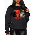 thumbnail image 2 of Graphic & Letter Print Sweatshirt, Casual Long Sleeve Crew Neck Sweatshirt, Women's Clothing, 2 of 6