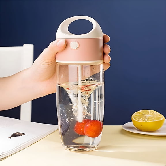 LAMIRO Electric Shaker Bottle, 2.75*7.48 Inch Shaker Bottles for Protein Shakes Mixes, Automatic Coffee Stir Cup, Portable Mixer Cups and Blender Bottles Battery Powerful Mixer Cup, Food grade