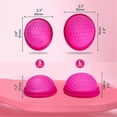 thumbnail image 1 of Reusable Extra Fine Flat Menstrual Cup Silicone Menstrual Disc for Intensive Days with S+L Storage Bag, 1 of 5