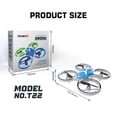 thumbnail image 4 of 6 ejes Gyro RC Aircraft Luces LED 2.4GHz 4CH Quadcopter Drone (Batería azul 3) Ehuebsd libre de BPA, 4 of 9