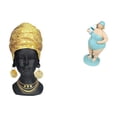 thumbnail image 1 of Estatua De Resina De Mujer Africana De Playa, Adorno De Mesa, Decoración Creativa Para El Hogar, Centro De Mesa, Escultura De Figura De Dama Para Estante De Entrada, Colección De Sala De Estar, 1 of 8