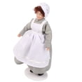 thumbnail image 3 of Porcelain Doll Miniature Dollhouse Accessories Dollhouse Miniature Man Ceramic Doll People Miniature Porcelain Doll Chef Porcelain Doll Model For Dollhouse #1,#2,#3, 3 of 8