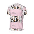 thumbnail image 6 of Wukai Cute Cats Print Men's Short-Sleeved Mesh T-Shirt,Quick-Dry Short Sleeve Workout T-Shirt-, 6 of 8