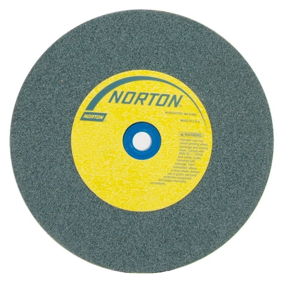 Norton Abrasives Grinding Wheel, T1, 6x1/2x1, SC, 60G, Green 66252836571