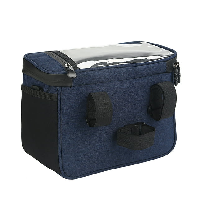 Sac de Vélo Sac Isotherme pour Cyclisme Sac Glacière Résistant pour Guidon de Vélo Panier de Vélo Sac avant Sac de Vélo avec Support pour Téléphone de Vélo