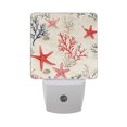 thumbnail image 6 of Yayeee LED Night Light for The Home Plug in With Light Sensors 2 Pack, Light Red Starfish, 6 of 6