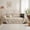 Khaki, variant on Uledge Washable Soft Couch Cover for Dogs - Lines Pattern Sectional Couch Cover, Chenille, Beige, 91"x134"