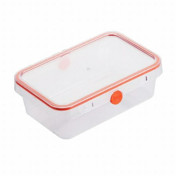 ZCSKFIN Ultra Seal Rectangle Airtight Food Storage Container, Latching Lid with Gasket, Microwave and Dishwasher Safe, 570ml/1150ml Capacity for Fresh Food Preservation