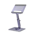 thumbnail image 2 of ZLight Tablet Stand Foldable 360 Degree Rotating Multi-angle Height Adjustable Retractable Holder Mount Desktop Mobile Phone Gray, 2 of 6