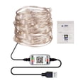 thumbnail image 2 of Cuerda De Luz Guirnalda de 150 luces LED con control de aplicación compatible con Bluetooth (15 m) Wdftyju Para estrenar, 2 of 3
