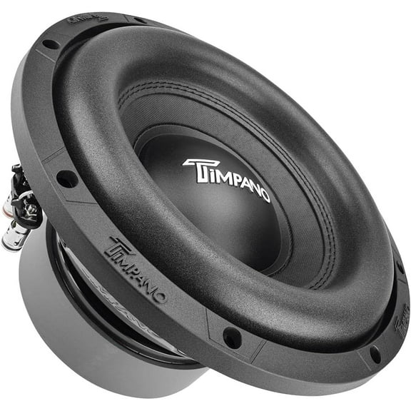 Timpano 10 Inch Subwoofer D4 1000 Watts Max Power Dual 4 Ohm, Subwoofer 10 Inch Car Audio 14 mm Xmax, TPT-T1000-10 D4, 2.4 in Voice Coil, Deep Low Tones Sub Woofer for Car Audio Systems (Single)