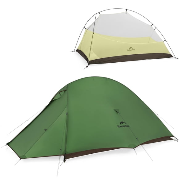 Tienda de campaña para mochileros Naturehike Cloud up Pro para 2 personas, impermeable