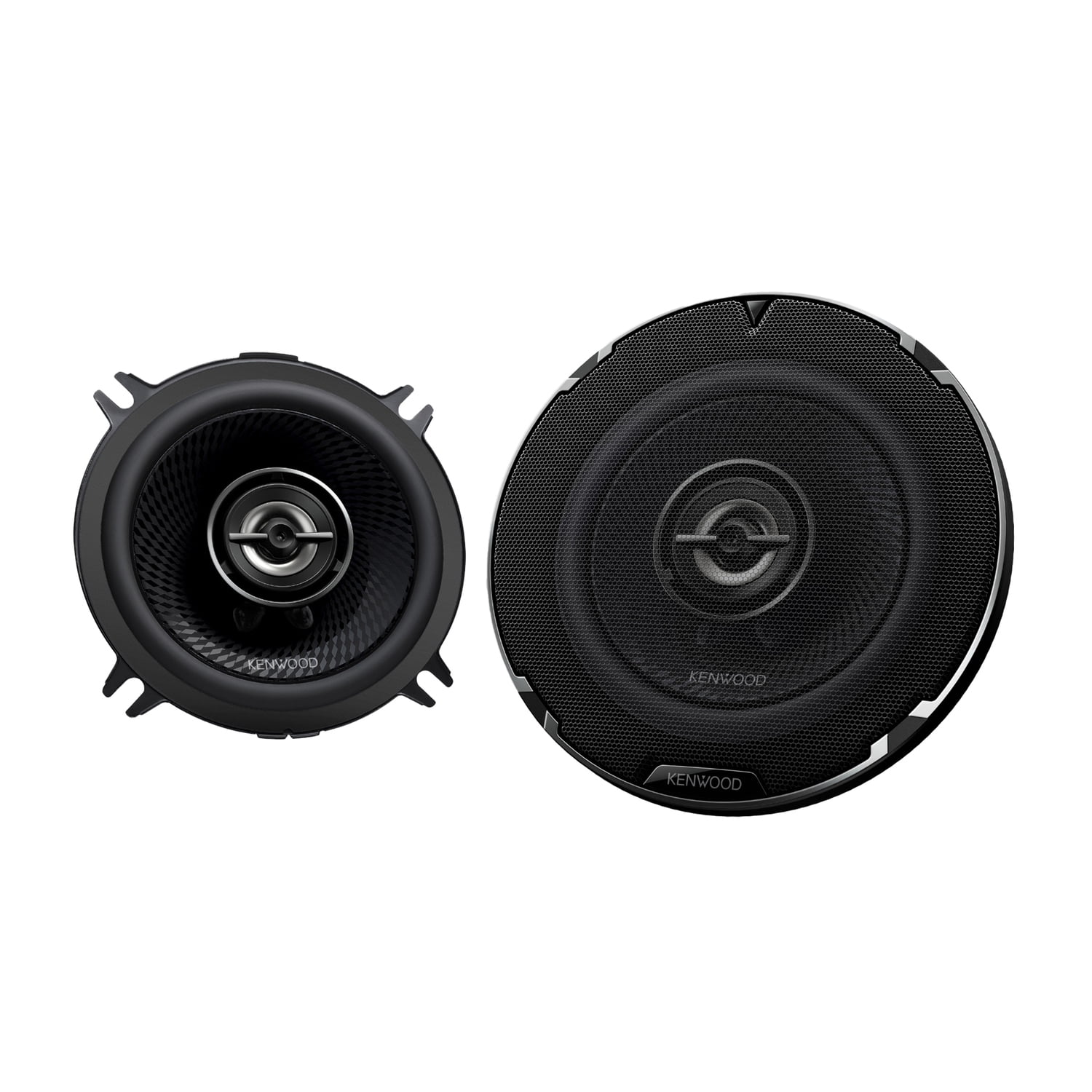 KENWOOD KFC-1398RS 5-1/4-In. 330-Watt-Max-Power 2-Way Full-Range Car Speakers, Black, 2 Pack, KFC-1398RS
