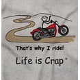 thumbnail image 2 of Motorcycle Why I Ride Speeding Biker Men's Graphic T Shirt Tees Brisco Brands M, 2 of 5