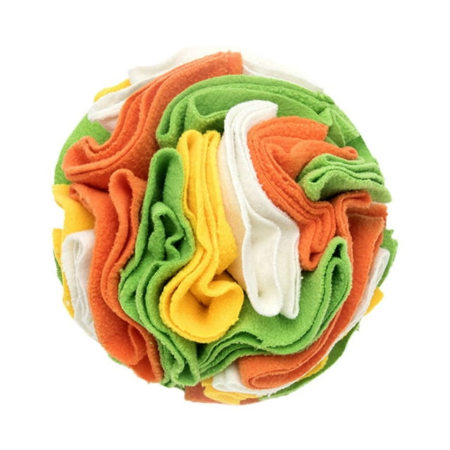 Pet Snuffle Ball, Snuffle Ball for Dogs, Puzzle Sniffing Interactive Dog Ball Colorful Dog Snuff Ball Toy for Small Dogs&Breed Encourage Natural Foraging, Smell Training, Anxiety Relief