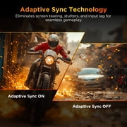 KOORUI 25 FHD Gaming Monitor, 240Hz 1080p Curved Monitor, Adaptive G-Sync, New, G2511XC