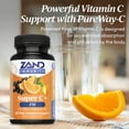 thumbnail image 4 of Zand Immunity Super C+ PM, Nighttime Immune Support Plus Melatonin, 1000mg PureWay-C Vitamin C, Zinc, D3 & Elderberry, Enhanced Absorption - 60 Tablets, 30 Servings, 4 of 6