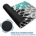 thumbnail image 6 of Long Mouse Pads for Desk,Black Turquoise and Gray Floral Pattern Desk Mats on Top Of Desks, Desk Mouse Pad Extra Large with 3mm Non-Slip Base and Stitched Edge for Gaming,Office,Work,Home 31.5"x11.8", 6 of 6