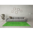 thumbnail image 3 of Ahgly Company Indoor Rectangle Oriental Green Industrial Area Rugs, 2' x 5', 3 of 4