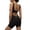 Black, variant on Women’s Yoga Bodysuit with Hollowed Out Back for Back Sports Fitness High Elasticity Black M