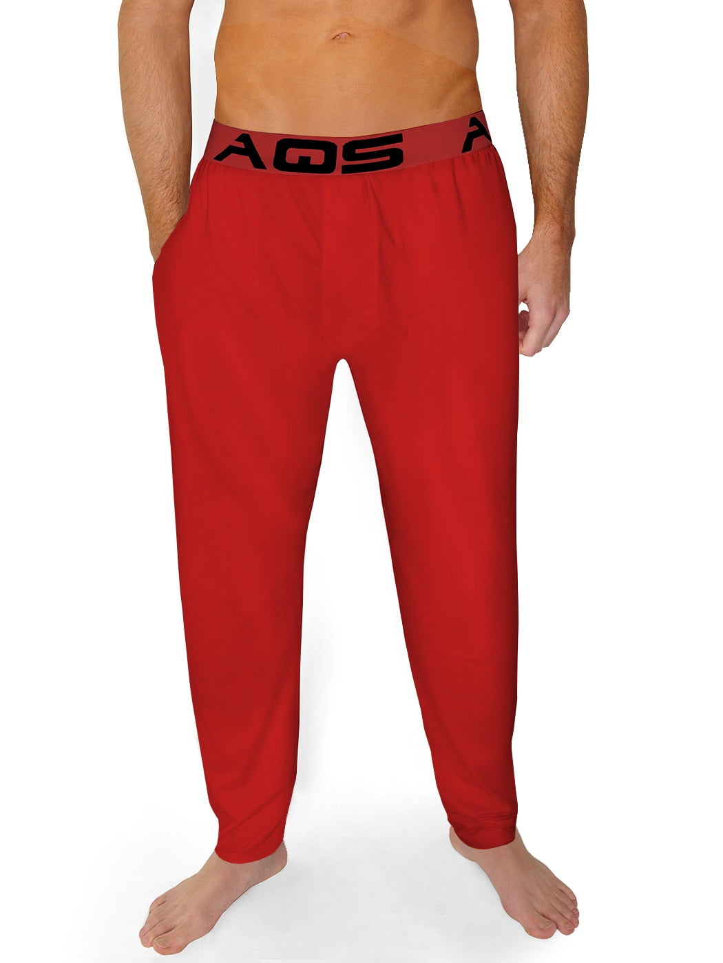 AQS AQS Men's Red Lounge Pants