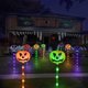 thumbnail image 4 of 2PC Six To One Halloween Pumpkin Solar Ground Light Pumpkin Decoration Garden Outdoor Decoration Halloween Ground Light, 4 of 8