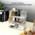 thumbnail image 4 of Easy Clear Coffee Pods Display Rack Modulars Stackable Organiser Kitchen Counter Storage Rack, 4 of 18