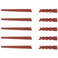 thumbnail image 1 of Chopsticks Set, Natural Mahogany Anti Slip Design Reusable Chopsticks  for Home for Chinese Restaurant, 1 of 8