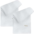 thumbnail image 1 of Bufanda Artesanal Camello CamelScarfWhite 2Pzas Blanco 148cm x 23cm Hecha a Mano Camello., 1 of 1