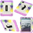 thumbnail image 5 of Allytech Shockproof Case for Apple iPad Pro 11 2022/2021/2020/2018 4th 3rd 2nd 1st Gen/ iPad Air 4th 5th Gen 10.9"/Air 11" 2024, Shoulder Strap Rotating Stand Shoulder Strap Kids Case,Lavender, 5 of 7