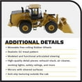 thumbnail image 5 of Diecast Masters 1:50 Caterpillar 966GC Wheel Loader | High Line Series Cat Trucks & Construction Equipment | 1:50 Scale Model Diecast Collectible Model 85682, 5 of 9