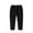 Black, variant on NAISIBABY Toddler Boys Sweatpants, Solid Color Elastic Waist Comfy Casual Cotton Pants Black 4-5T