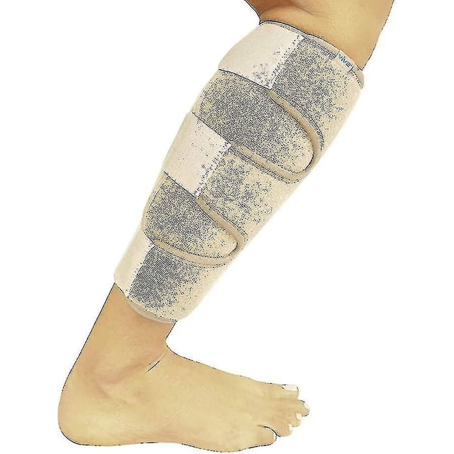 Soporte para pantorrilla - Soporte ajustable para férula de espinilla - La envoltura de compresión para pantorrilla aumenta la circulación y reduce la hinchazón muscular