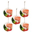 thumbnail image 1 of Adornos navideños Tarjeta colgante de madera de Navidad Decoración de árbol de Navidad de madera de doble cara Wmkox8yii gf9245, 1 of 8