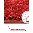 thumbnail image 5 of Koeckritz Rugs Kid Crossing Soft Area Rug, 4'x10', Fire Engine Red, For Bedroom, 5 of 5