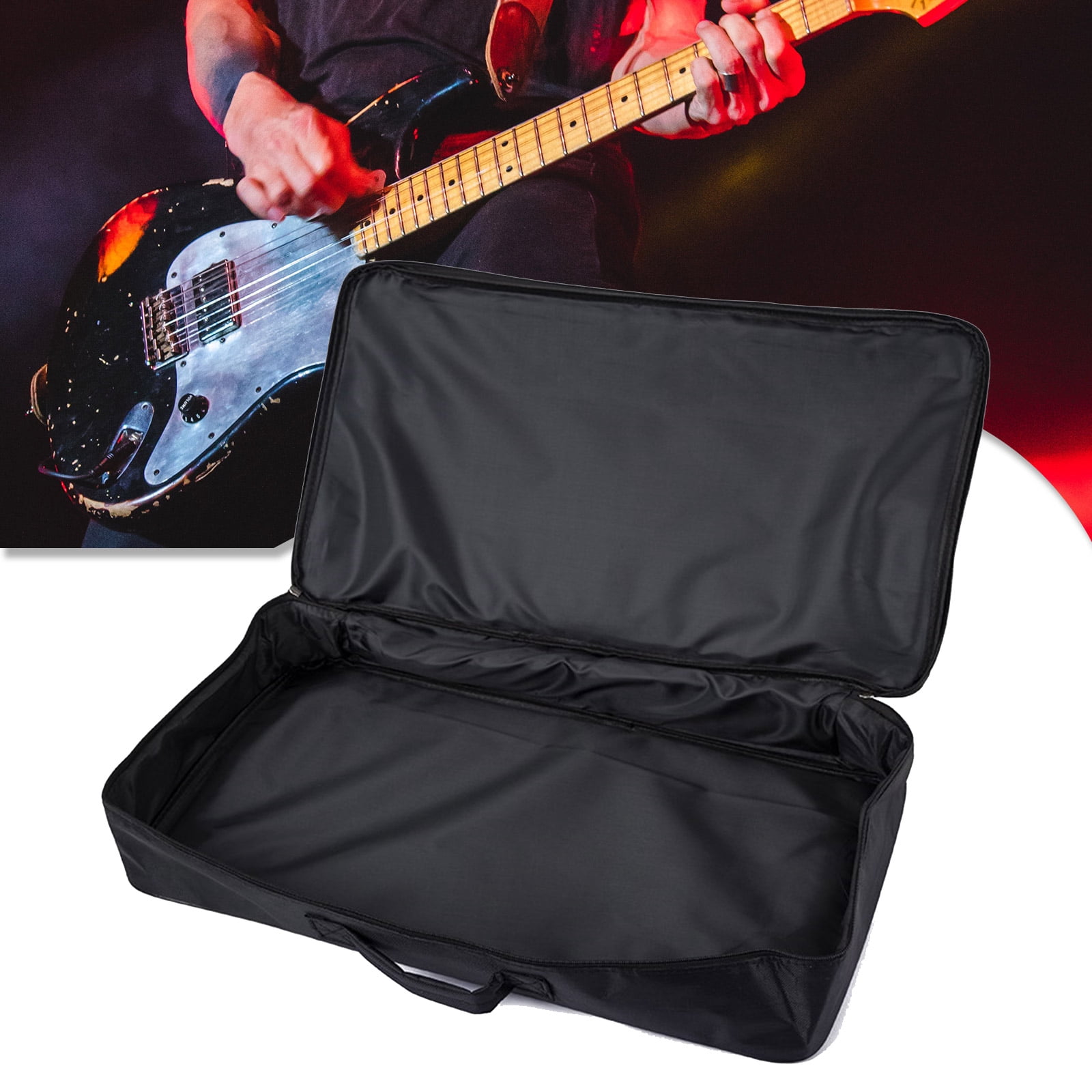 2. Portable Effects Pedal Handler with Shockproof Design Quick Access for Outdoor Gigs Stage Performances Easy Transport