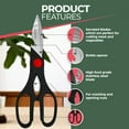 thumbnail image 6 of Kitchen Scissors All Purpose Heavy Duty, Kitchen Utensils Set, Stainless Steel Cooking Utensils Gadgets, Meat Poultry Food Shears Dishwasher Safe Utility Tools Home Gift, 6 of 9