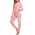 thumbnail image 3 of Purcoar Tracksuit Womens 2 Piece Sweatshirt & Sweatpants Zip Hoodie Sweatsuit, 3 of 3