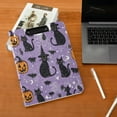 thumbnail image 5 of FORMRS A4 Clipboard Folder with Pen Holder Horizontal Foldable School Office Binder, Halloween Cats, 5 of 9