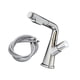 thumbnail image 2 of Grifo para lavabo de baño y cocina con rociador extraíble y 2 modos de pulverización Plata, 2 of 9