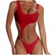 thumbnail image 1 of Conjunto de bikini con estilo para mujer Traje de baño Siamés relleno Tiene una almohadilla en el pecho Sin soporte de acero Ropa de playa OAVQHLG3B Store lin121212, 1 of 4